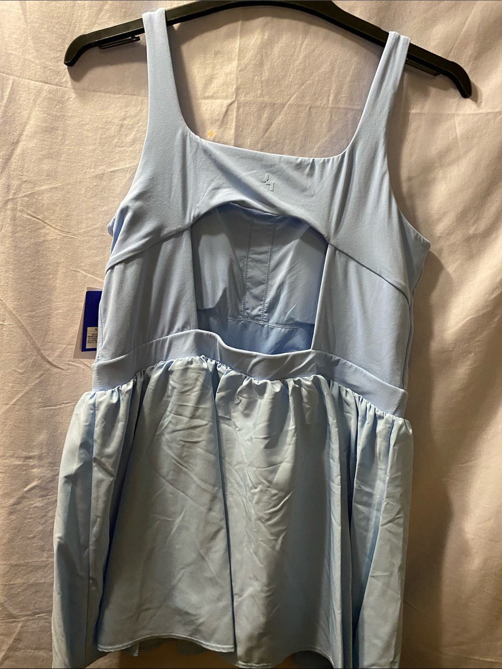 JoyLab Powder Blue Sleeveless Skater Dress  Activewear - Picture 4 of 4